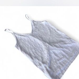 Mudd Pale Peach sheer-like knit tank Top